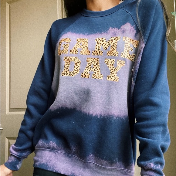 Tops - Game Day Tie Dye Sweatshirt